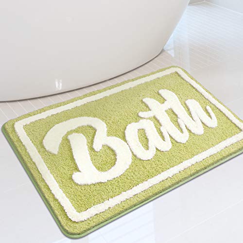 DEXI Bathroom Rug Mat, Extra Soft Absorbent Bath Rugs, Non-Slip Bath Mats for Tub, Shower, and Bath Room, Machine Wash Dry