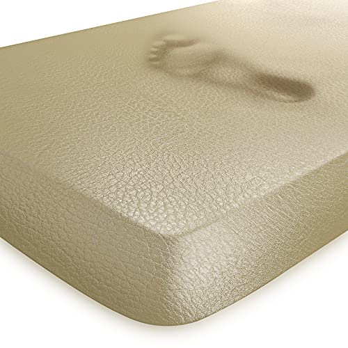 DEXI Kitchen Mat Cushioned Anti Fatigue Comfort Floor Runner Rug for Standing Desk Office Sink, 3/4 Inch Thick Cushion
