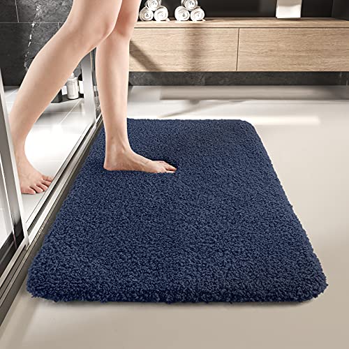 DEXI Bath Mat Rugs Bathroom Floor Mat Super Absorbent Ultra Thin