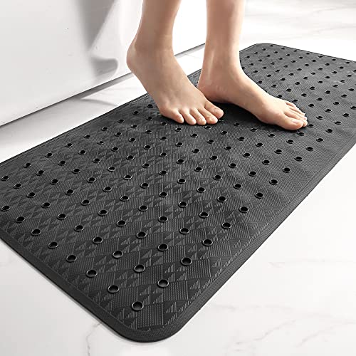 DEXI Bath Tub Mat Bahthtub Mats with Suction Cups Non-Slip Shower Mats for Bathroom Machine Washable,16"x35"