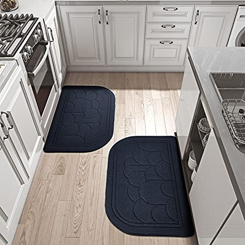  DEXI Kitchen Mats for Floor Hallway Rugs Non Skid Washable  Kitchen Rugs Set,20x32+20x47, Brown : Home & Kitchen