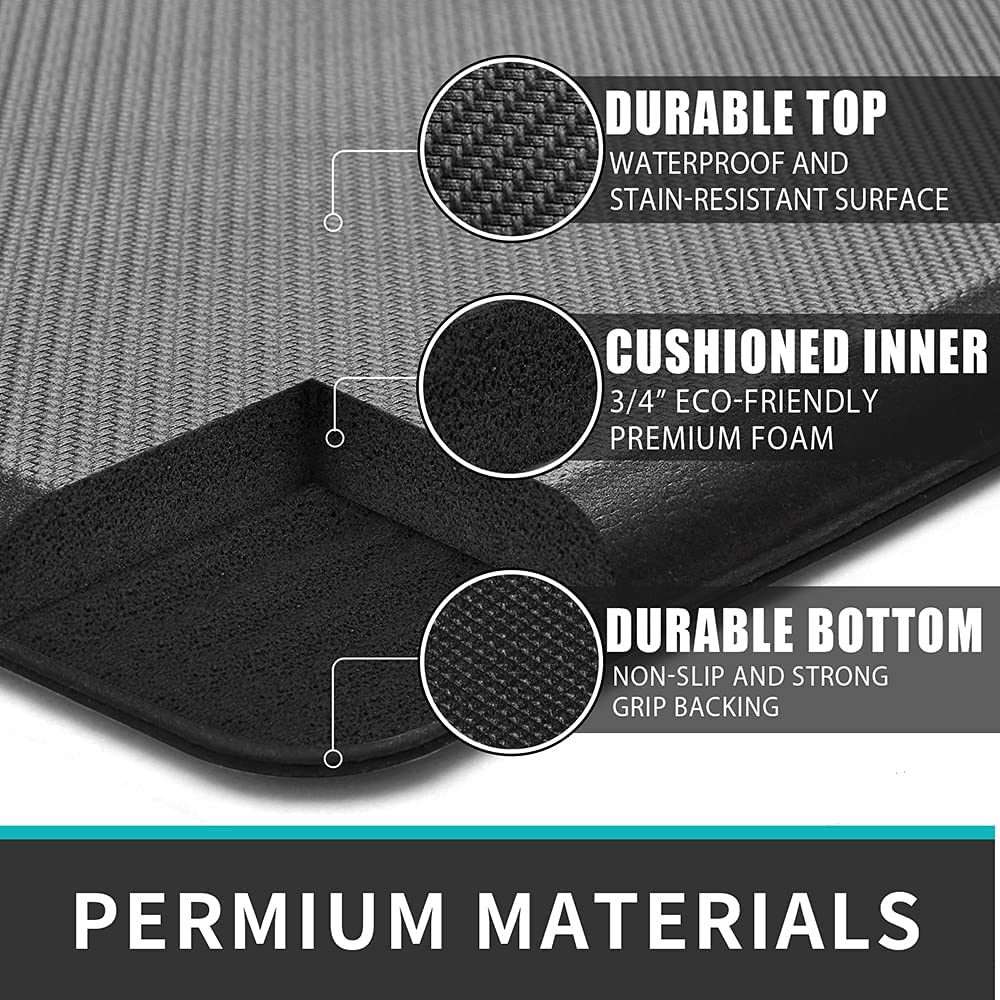 DEXI Kitchen Rug Standing Mat Anti Fatigue Comfort Mat Waterproof Comm –  Dexi