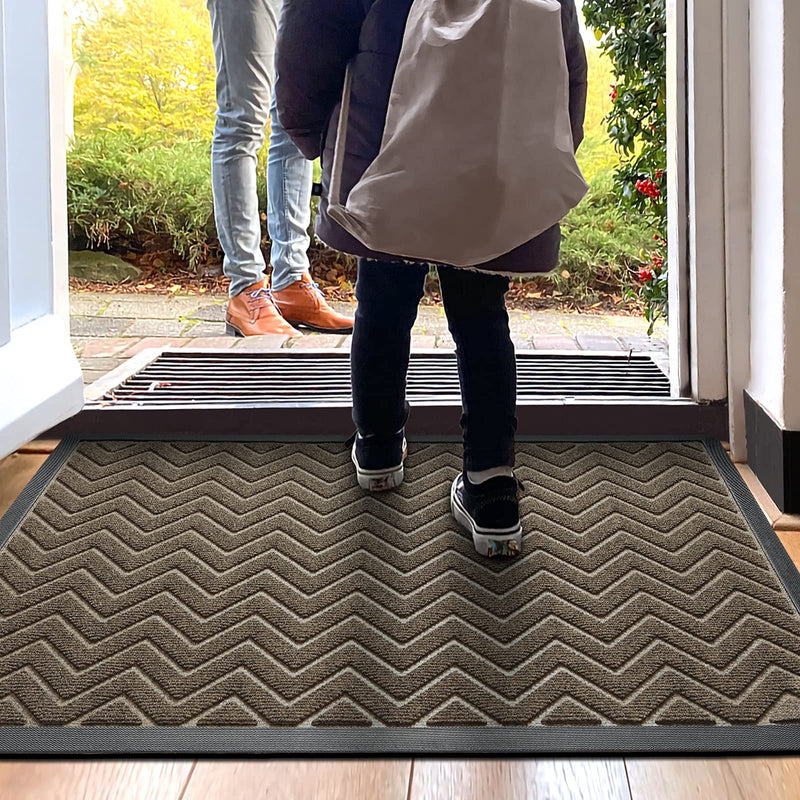DEXI Door Mat Indoor Outdoor Durable Rubber Doormat, Waterproof, Easy – Dexi
